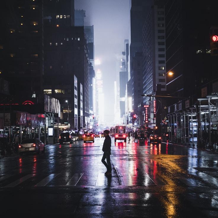 City skyline in Barcelona, Spain